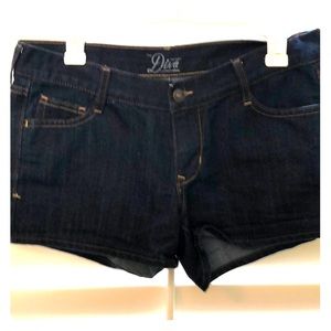 Dark blue jean shorts